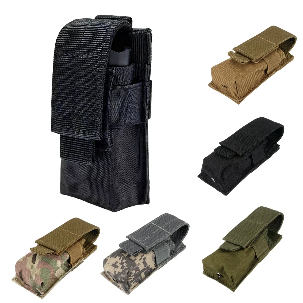 Edc Carry Knife - Molle senter M5 taktis 9MM, sarung