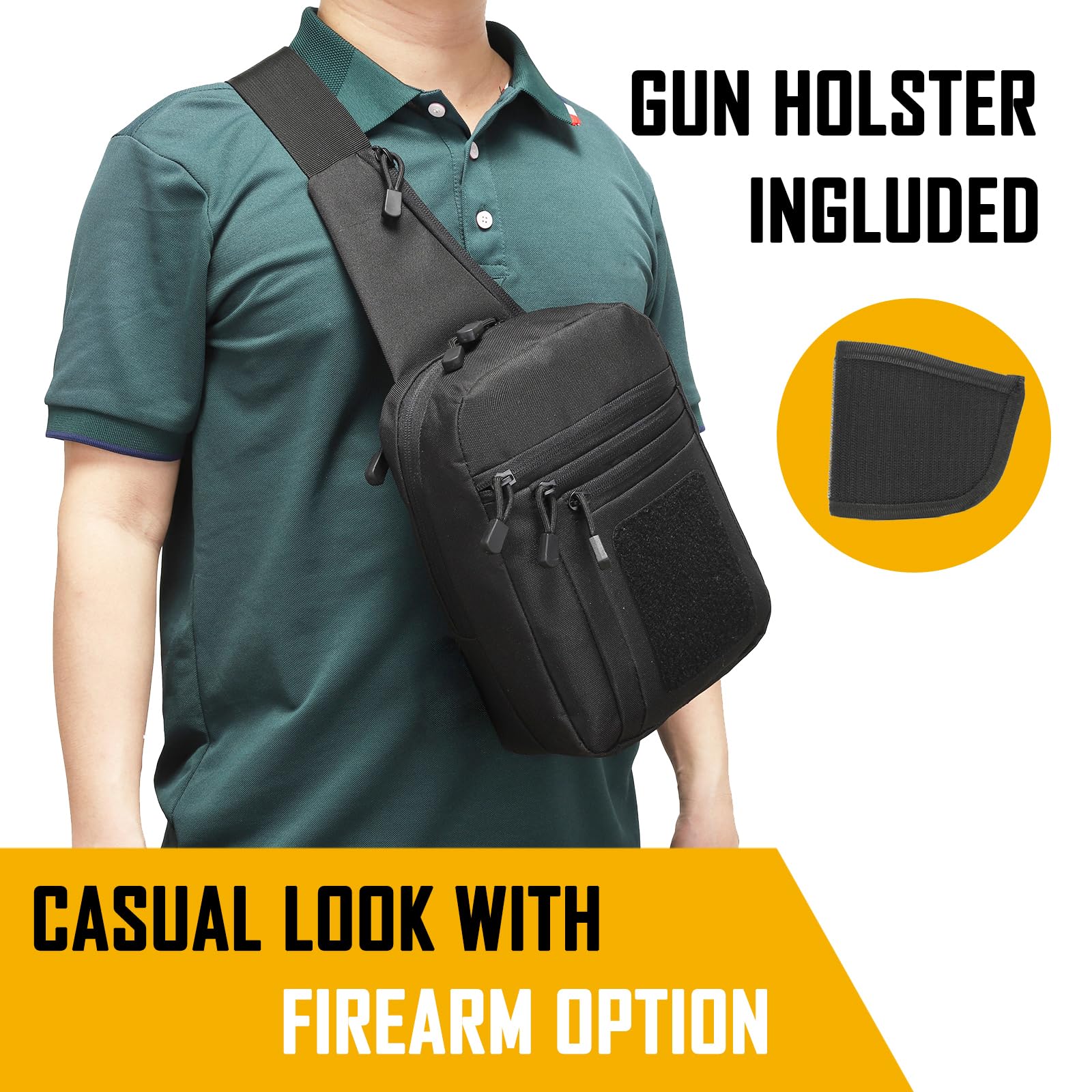 Tas Selempang Tersembunyi untu - Edc Carry Bag For Men ulasan dan harga