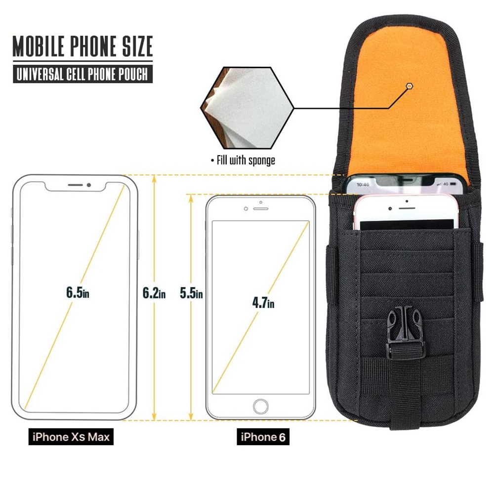 Kantong Ponsel Taktis Molle, T - Edc Carry Belt Pouch ulasan dan harga