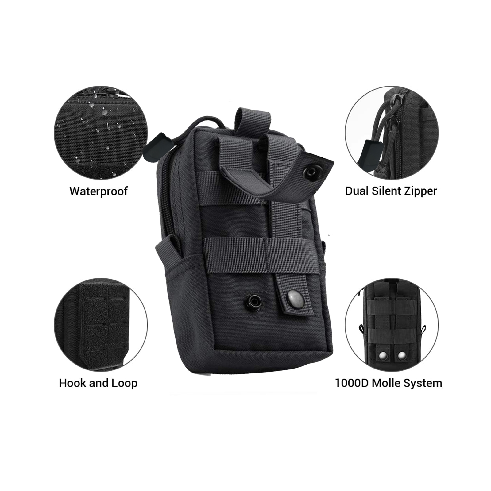 Tas pinggang kantong Molle Tak - Edc Carry Belt Pouch ulasan dan harga