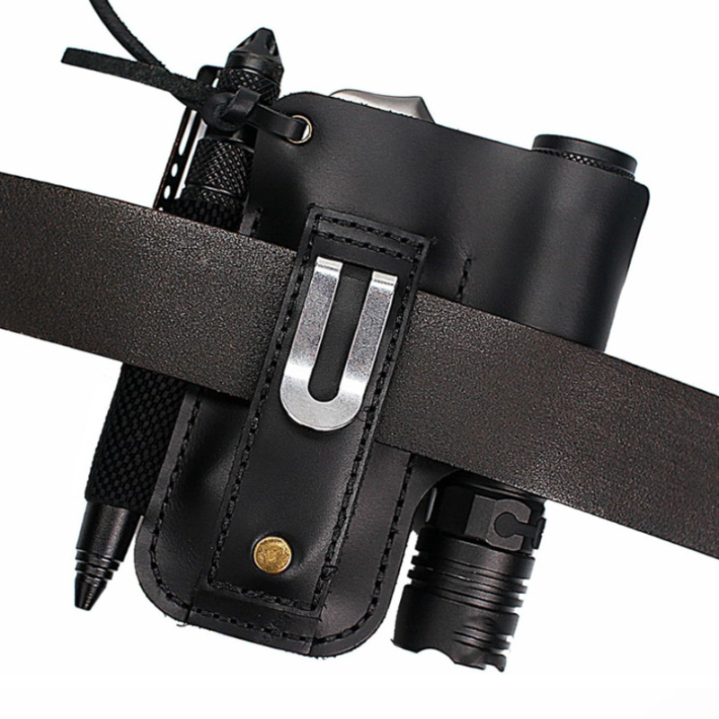Sarung Alat Senter Kulit EDC M - Edc Carry Belt Pouch ulasan dan harga