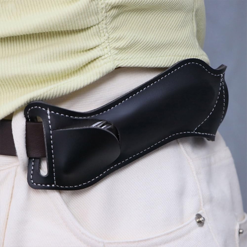 Sarung Pisau Lipat Taktis EDC, - Edc Carry Belt Leather ulasan dan harga