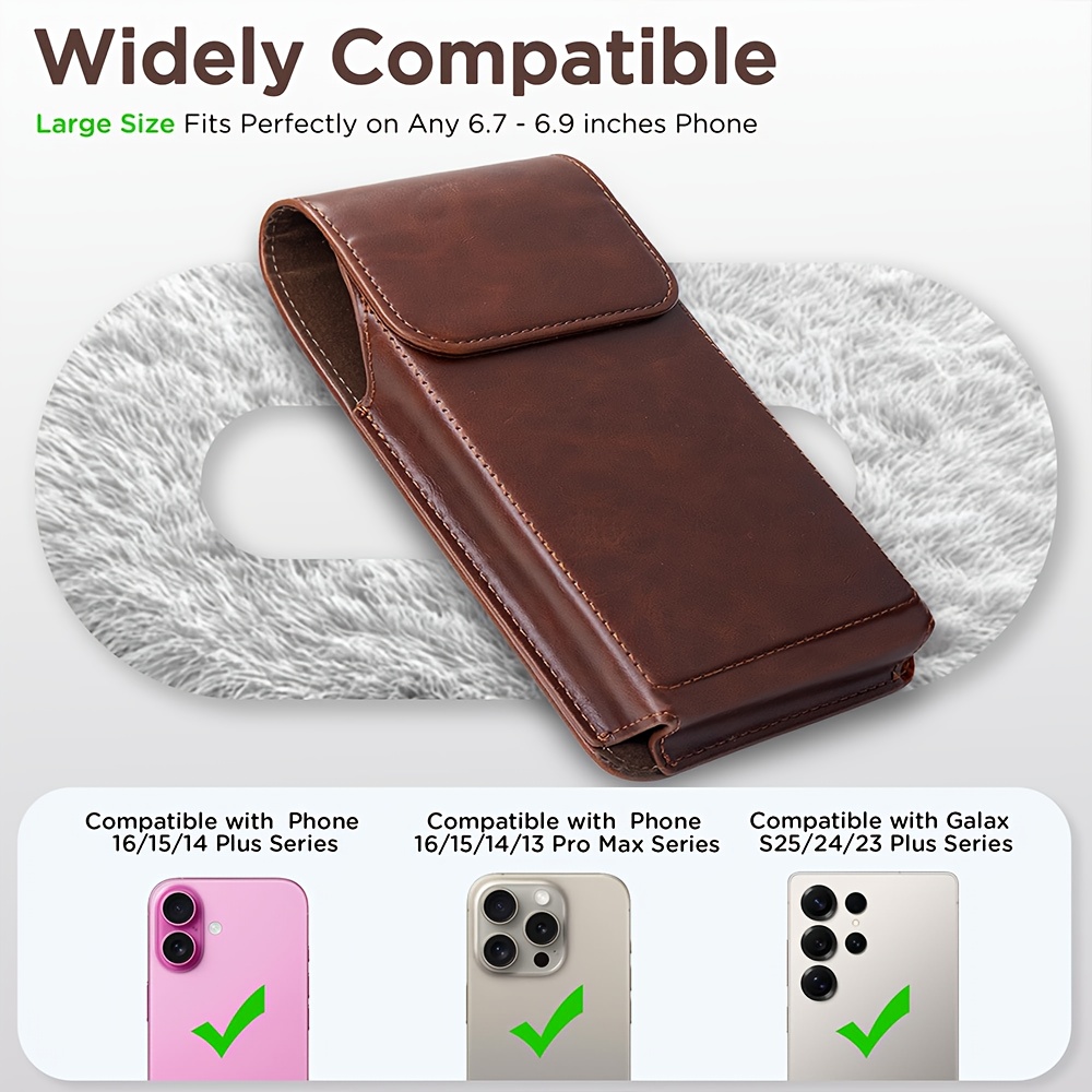 Dompet Ponsel Kulit Imitasi Pr - Edc Carry Belt Leather ulasan dan harga