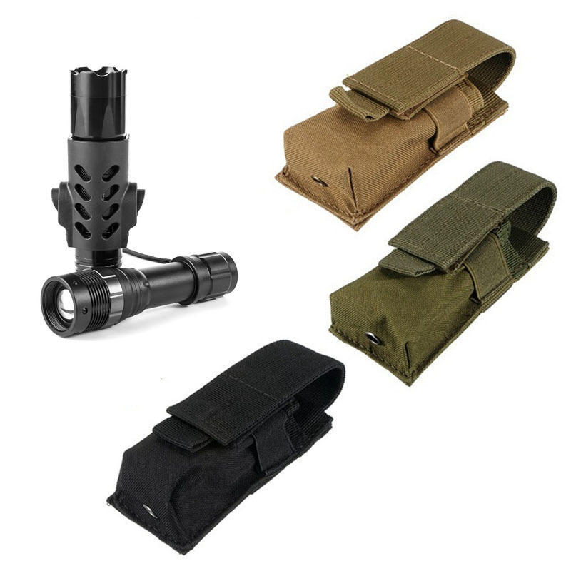 Kantong Senter Taktis Molle, T - Edc Carry Knife ulasan dan harga