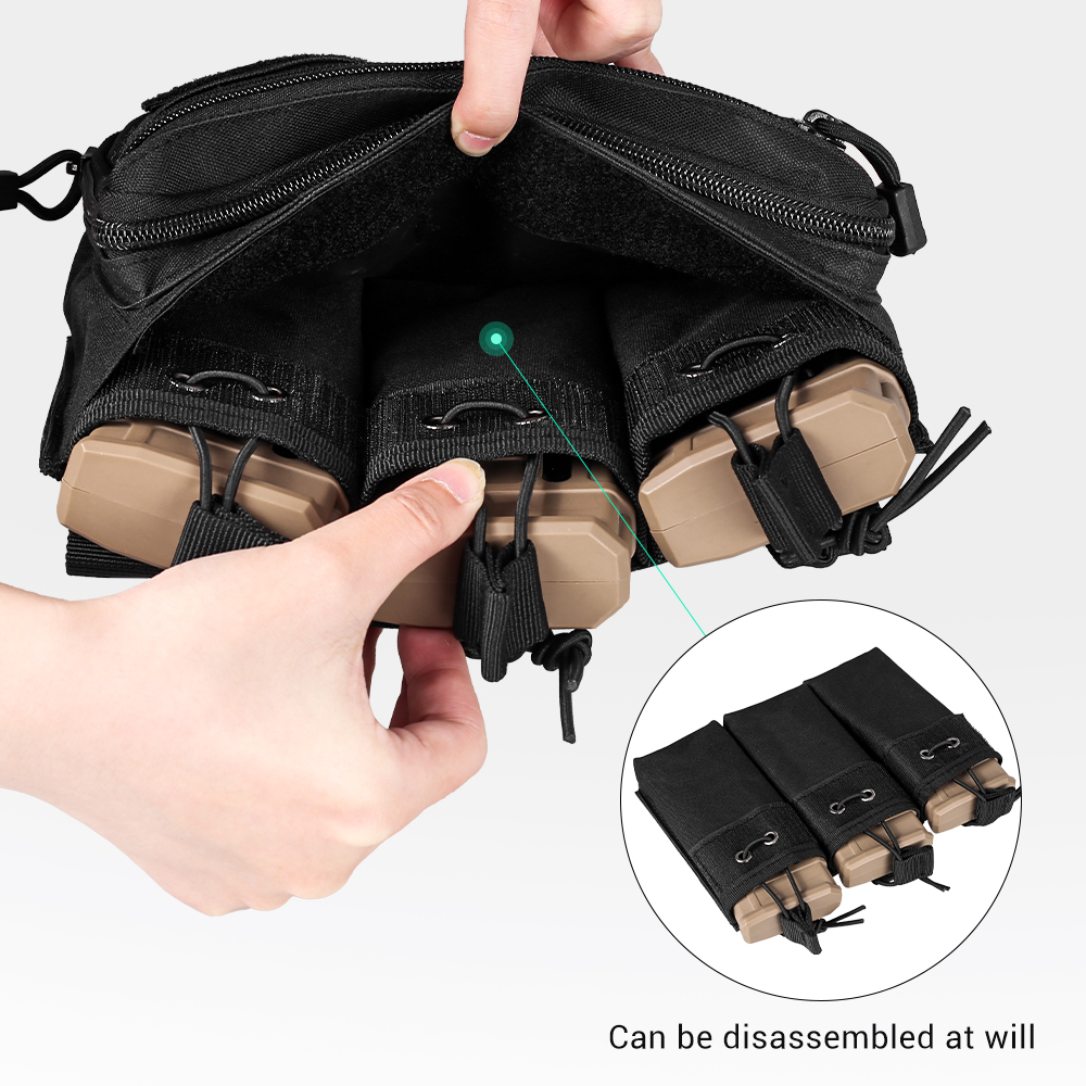 Molle Magazine Pouch Triple Ma - Edc Carry Kit ulasan dan harga