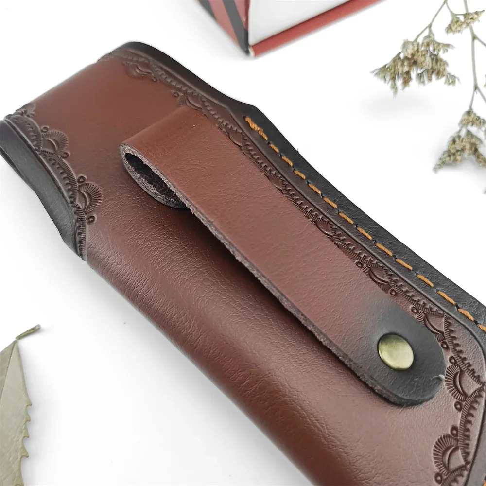 Sarung Pisau Kulit Sapi Asli J - Edc Carry Belt Leather ulasan dan harga