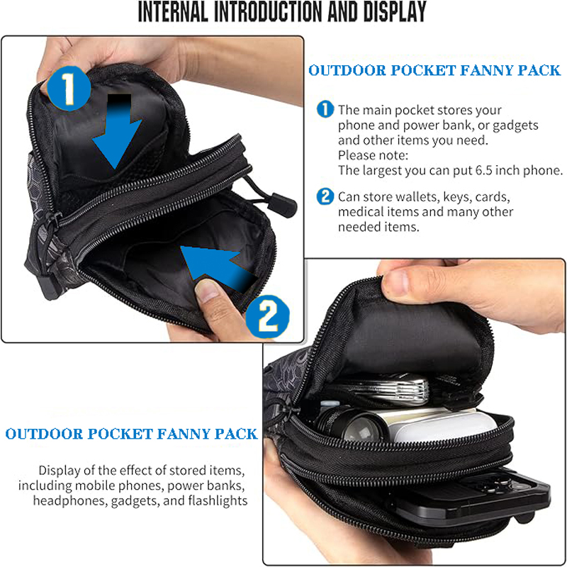 Tas Pinggang Kantong Molle Tak - Edc Carry Belt Pouch ulasan dan harga