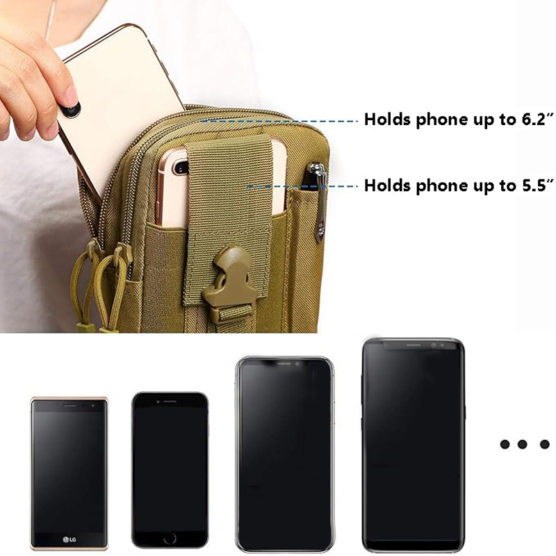 Tas Pinggang Kantong Molle Tak - Edc Carry Belt Pouch ulasan dan harga