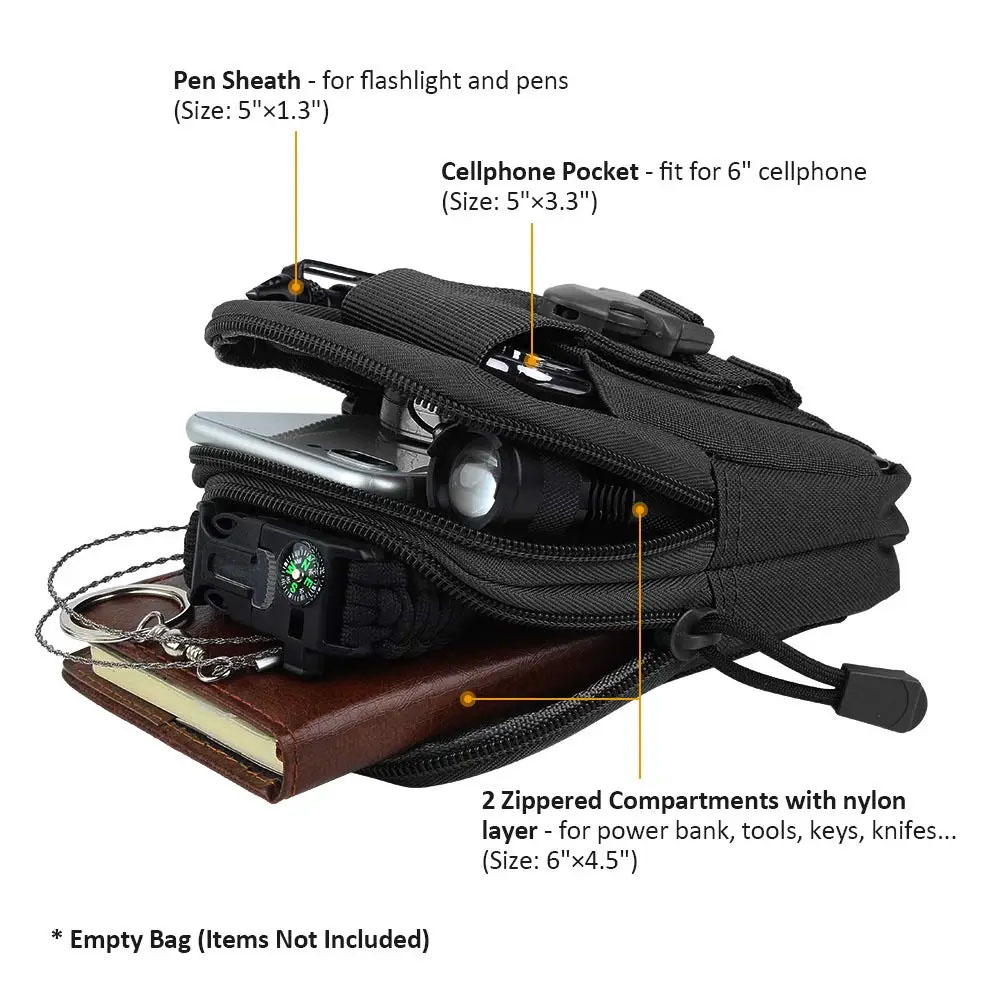 Perlengkapan Luar Ruangan Tas  - Edc Carry Belt Pouch ulasan dan harga
